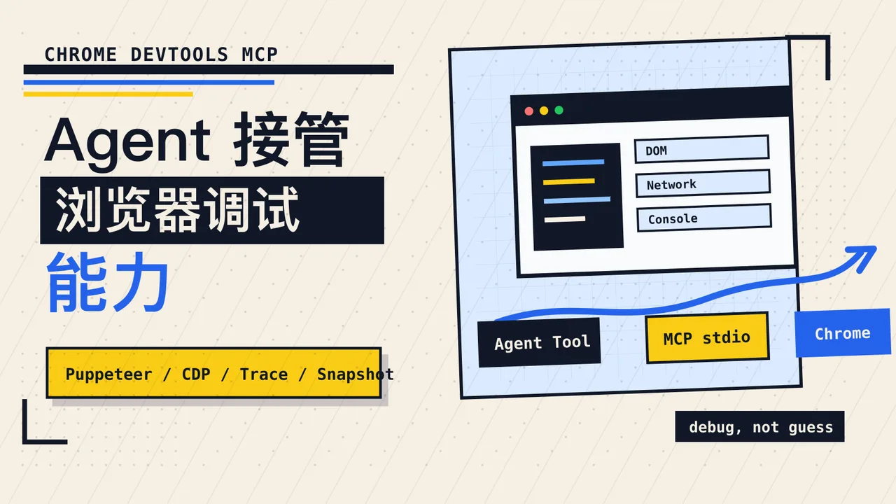 Chrome DevTools MCP 实现原理解析：Agent 如何接管浏览器调试能力 封面